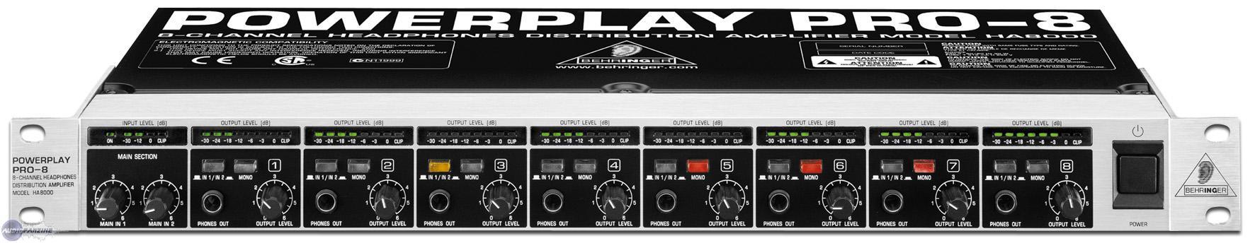 User reviews: Behringer Powerplay Pro-8 HA8000 - Audiofanzine