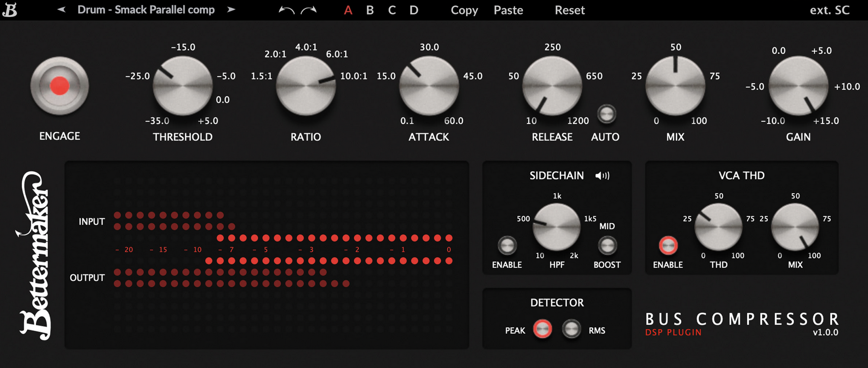 Bus Compressor Plugin Bettermaker Bus Compressor Plugin Audiofanzine