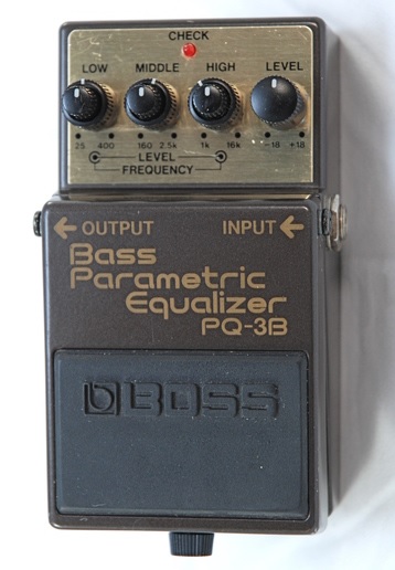 PQ-3B Bass Parametric Equalizer Boss - Audiofanzine