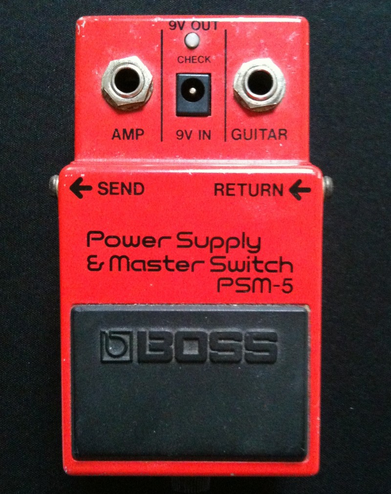 PSM-5 Power Supply & Master Switch Boss - Audiofanzine