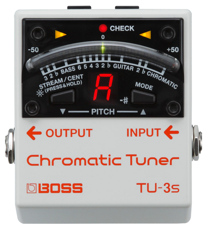 Photo Boss TU-3S Chromatic Tuner : Boss TU-3S Chromatic Tuner (52906