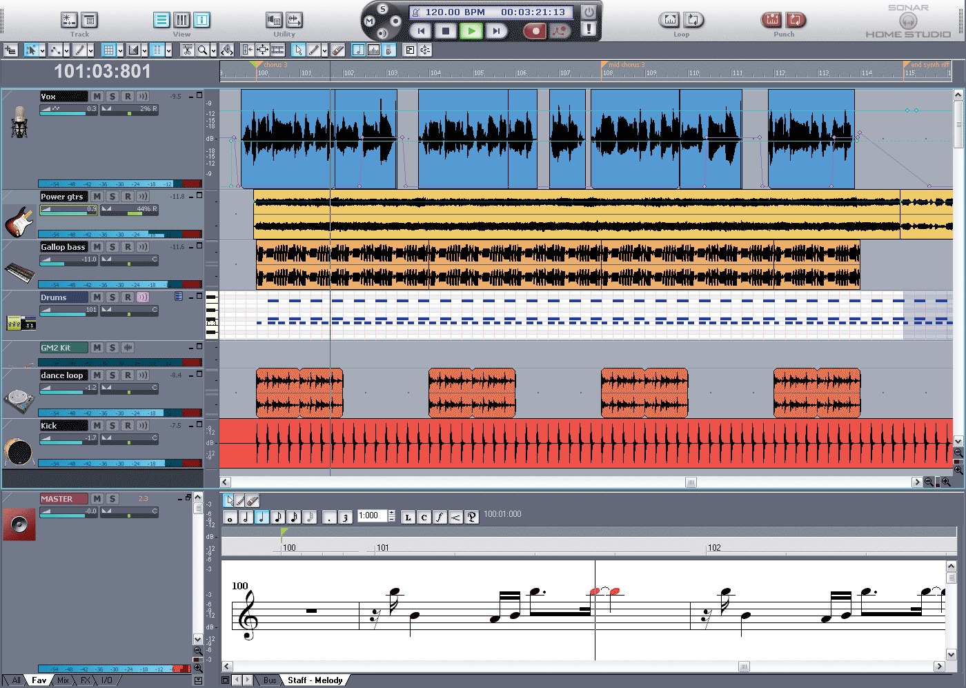 Cakewalk midi software