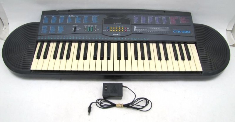Adaptateur Secteur 9V Pour Clavier Casio CTK-330 - Prise Française - Protection Surtension, Certifié CE