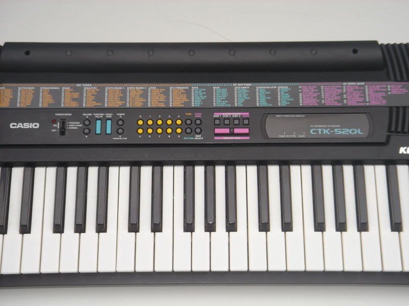 【大阪正規】CASIO CTK-520L ナビゲーションキーボード 光ナビ 電子ピアノ 鍵盤楽器
