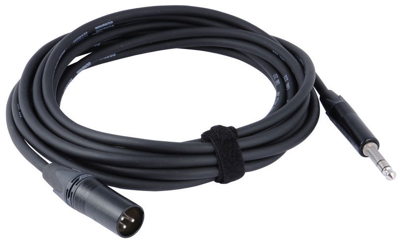 Cordial CPM 5 MV Microphone Cable XLR male - jack stereo 5m Neutrik