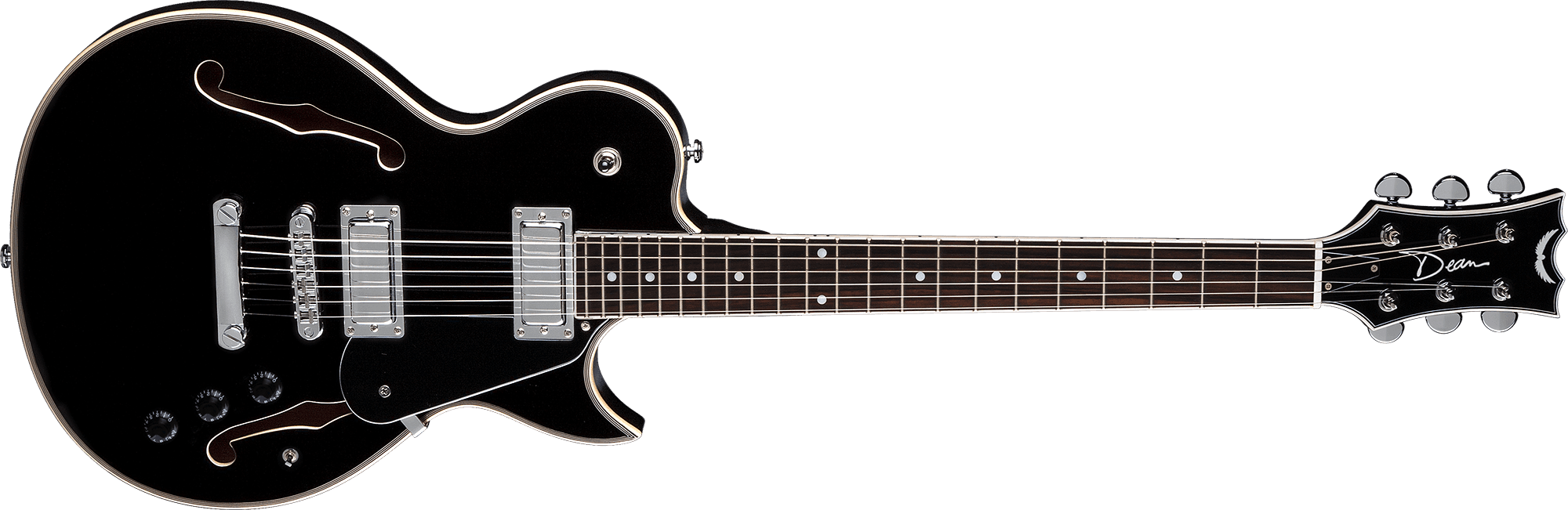 Shire Semi Hollow body w/Piezo Dean Guitars Audiofanzine