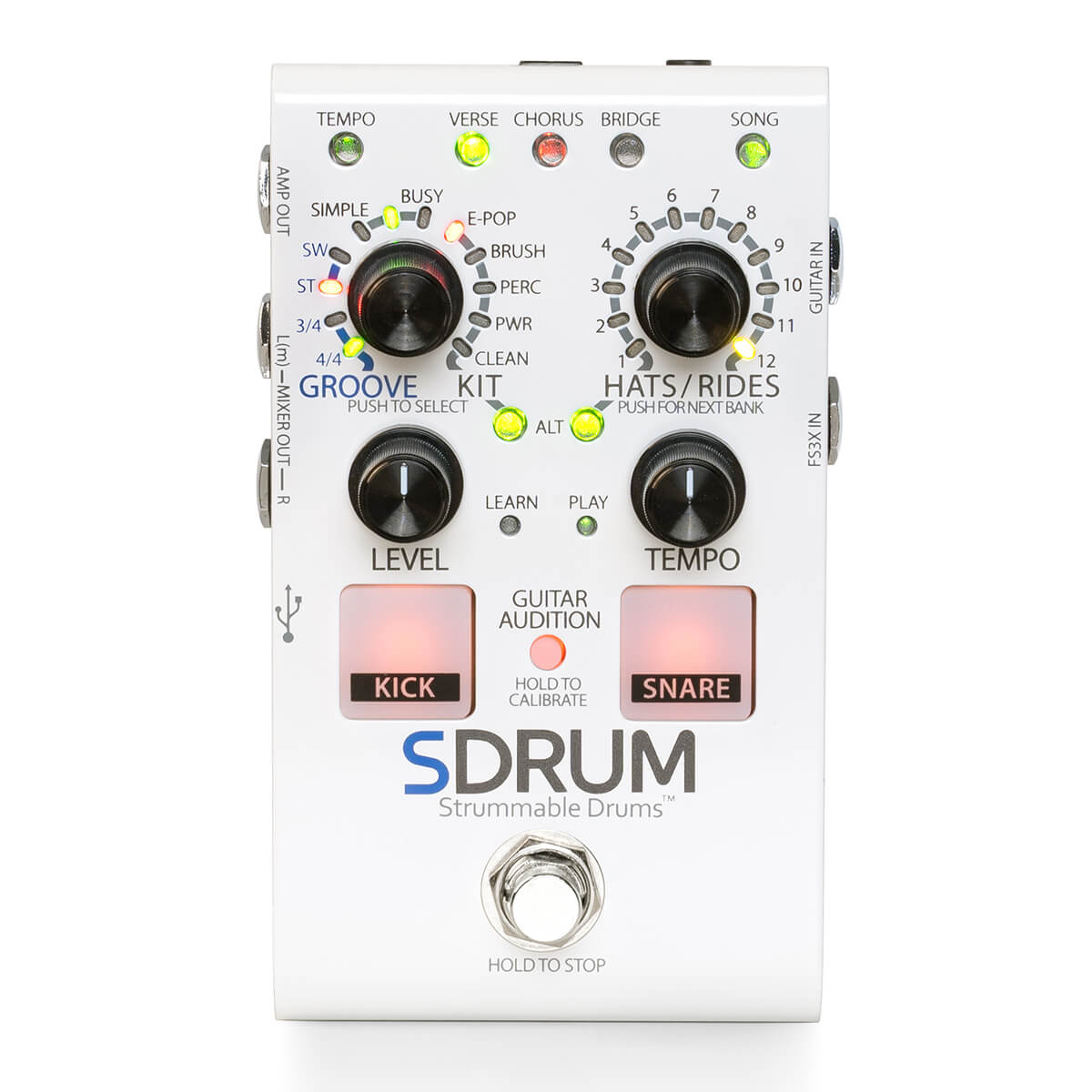 ギター DigiTech Band Creator SDRUM SDrum - DigiTech SDrum - Audiofanzine