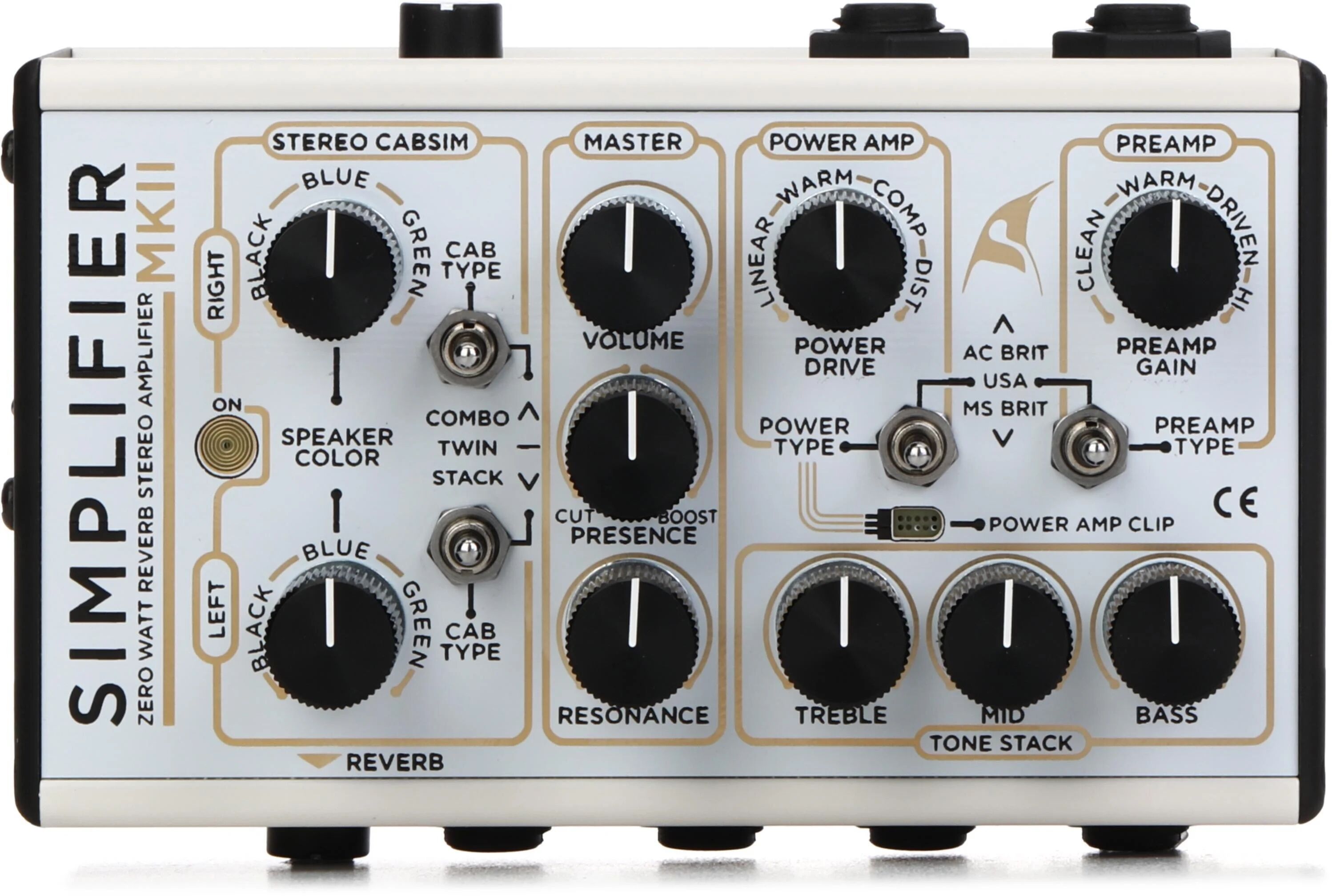 DSM & Humboldt Electronics Simplifier MKII - Solid-State Guitar Preamp ...