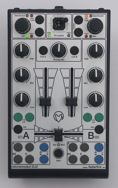 返品不可】 DJ用 faderfox MIDIコン DX2セット DJ2 microdul - DJ機器 