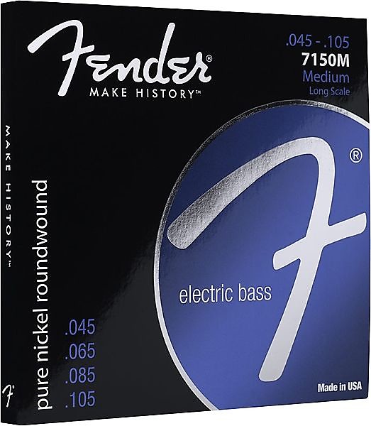 7150 Pure Nickel Roundwound Bass Strings Fender Audiofanzine