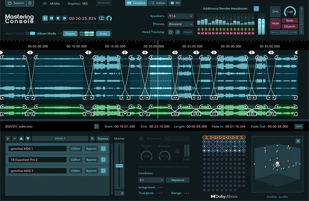 Mastering Console 2.0 - Fiedler Audio Mastering Console 2.0 - Audiofanzine