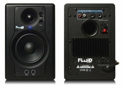 1 Paar Fluid Audio F4 aktiver 2-Weg Nahfeldmonitor Studiomonitor 