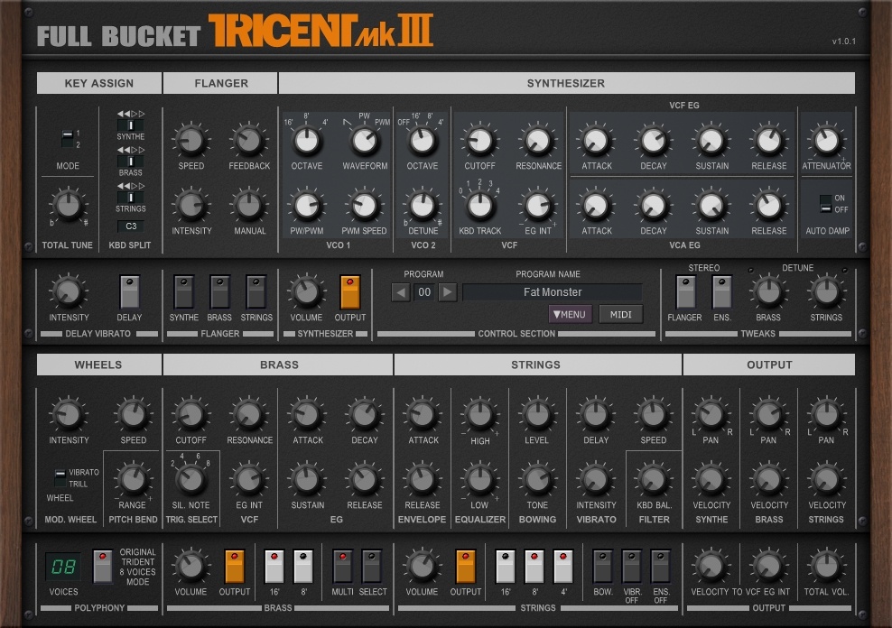 Tricent mkIII Full Bucket Music Tricent mkIII Audiofanzine