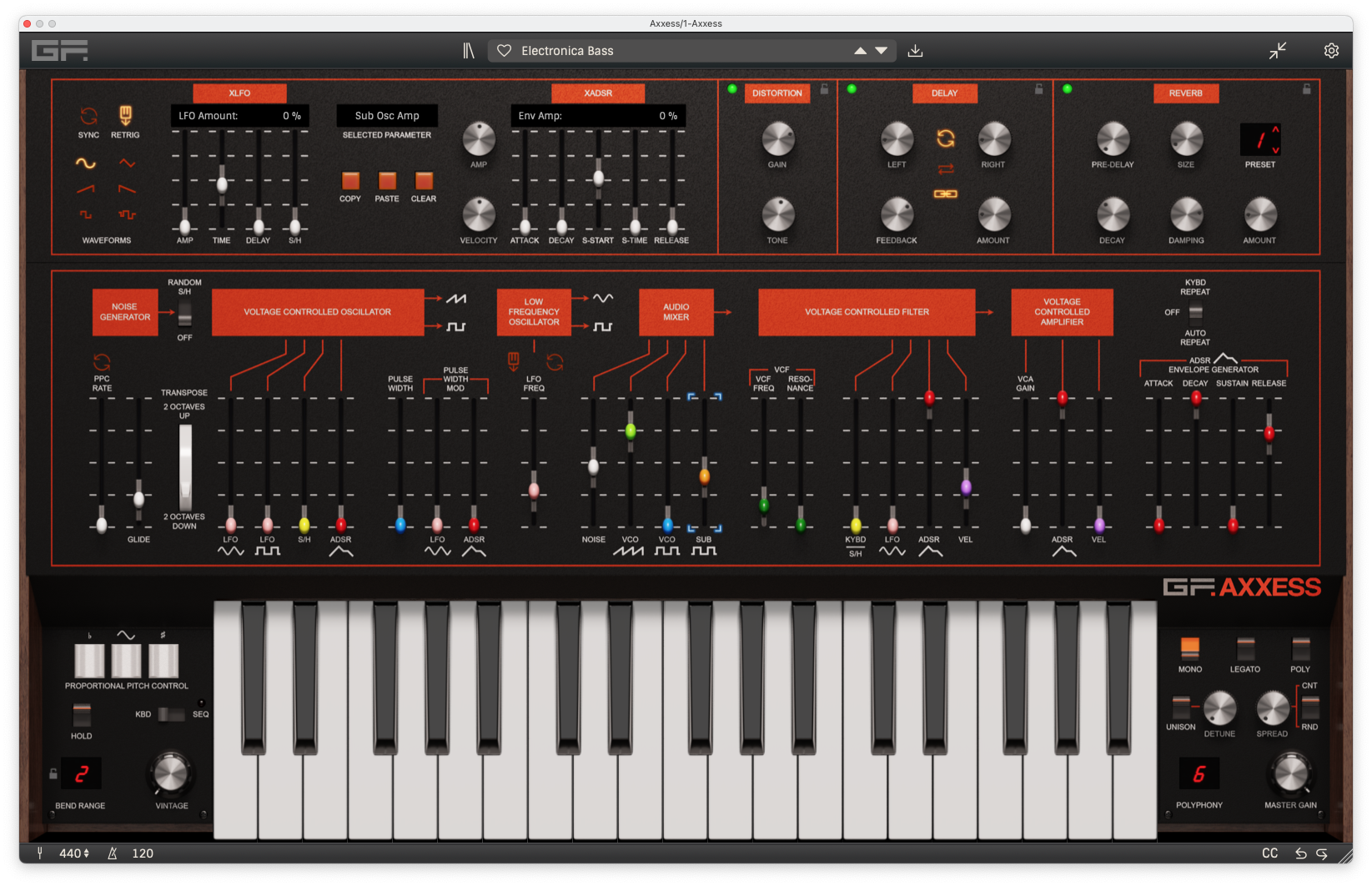 AXXESS GForce Software AXXESS Audiofanzine