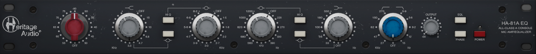 HA-81A EQ - Heritage Audio HA-81A EQ - Audiofanzine