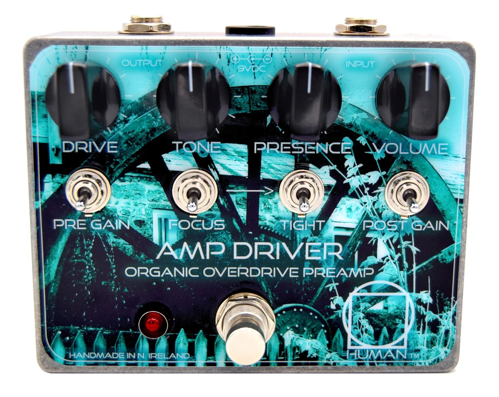 Human Amp Driver Organic Overdrive Preamp + Distortion Pedal