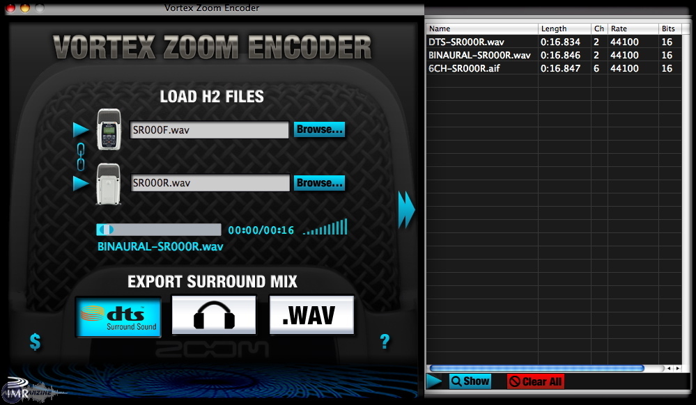 Vortex Zoom Encoder Immersive Media Research Audiofanzine