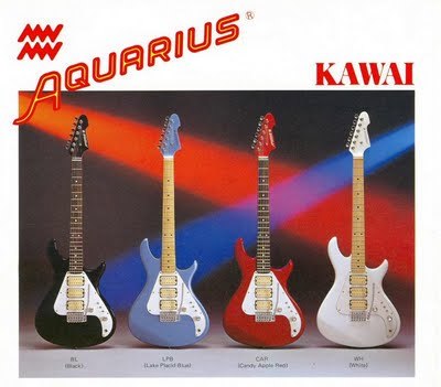 エレキギター kawai original aquarius - 弦楽器、ギター