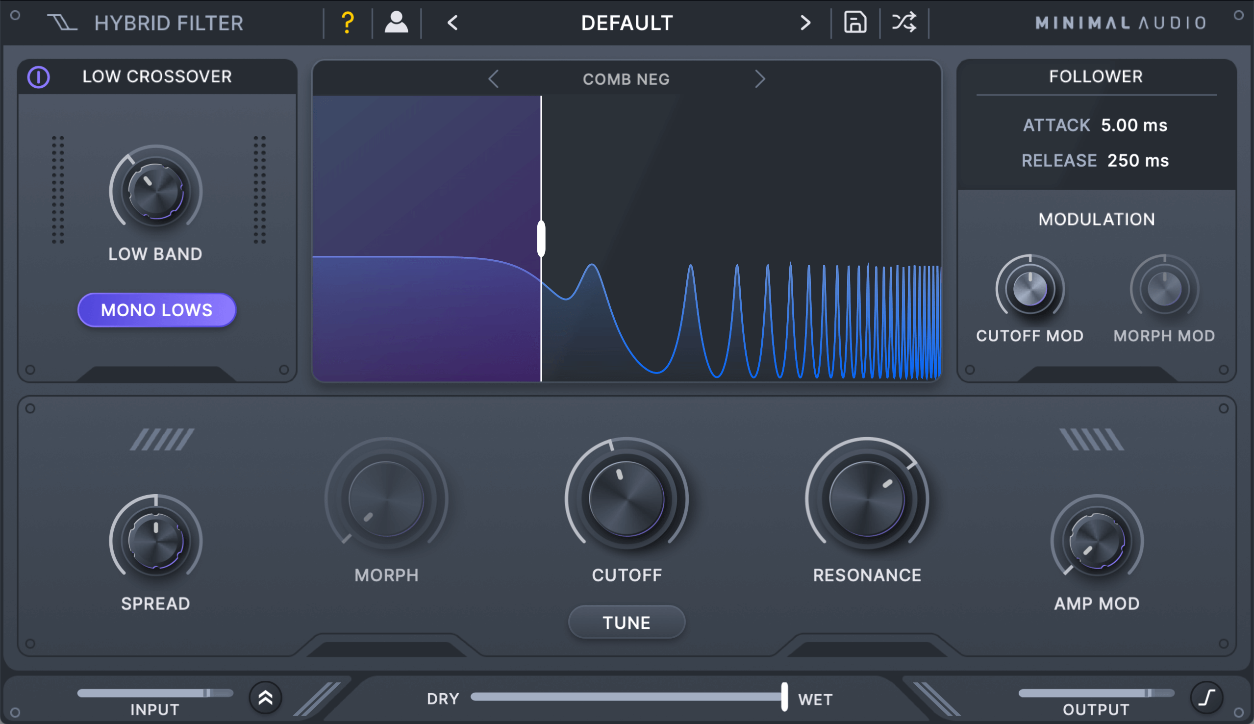 Hybrid Filter - Minimal Audio Hybrid Filter - Audiofanzine