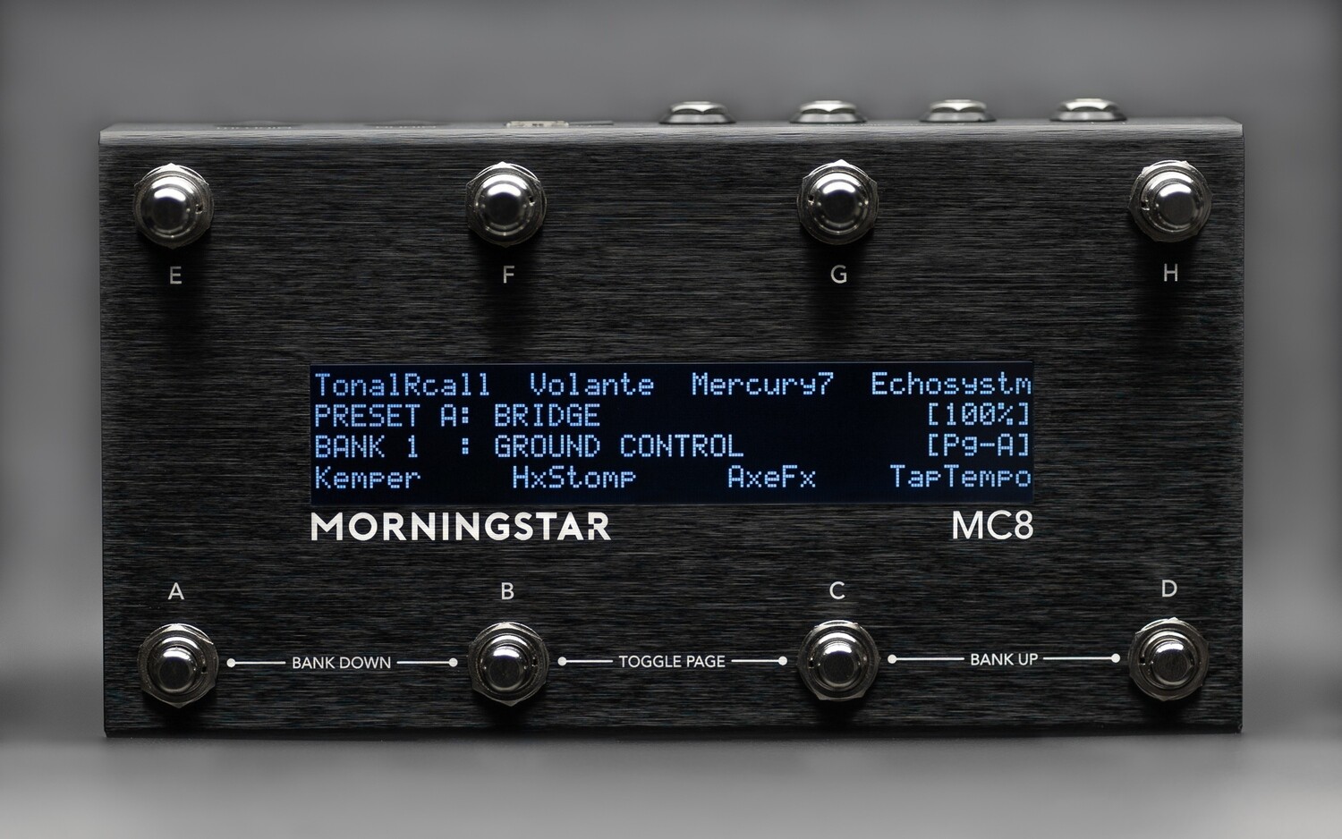 MC8 MIDI Controller - Morningstar FX MC8 MIDI Controller
