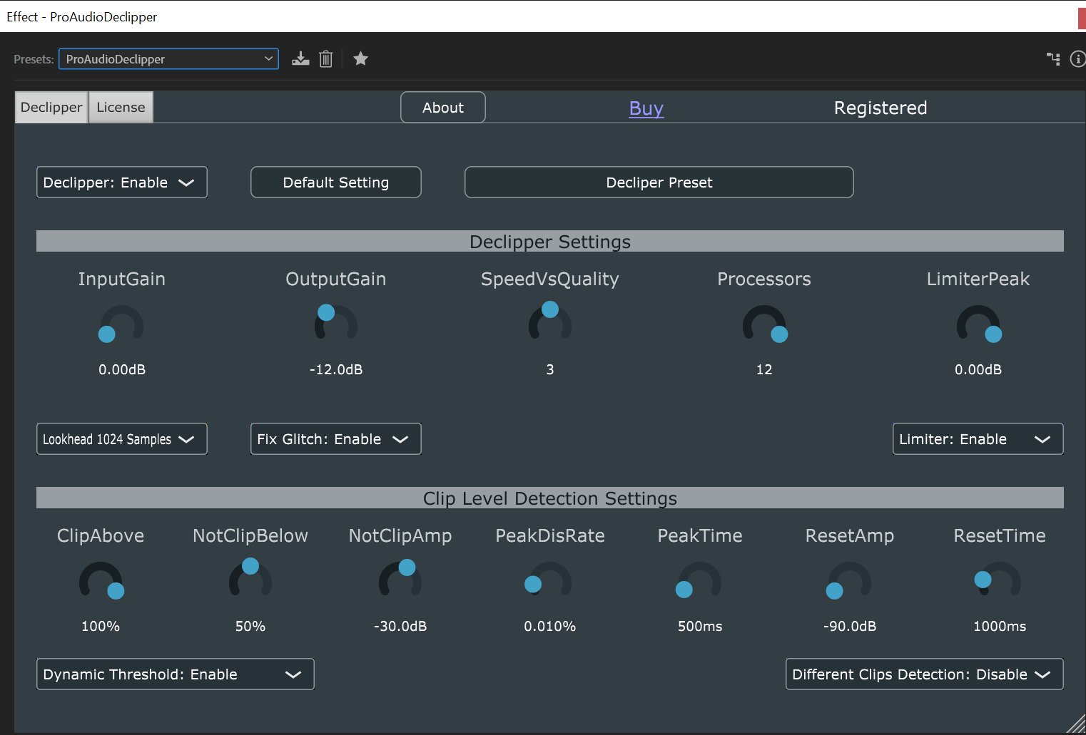 ProAudioDeclipper - My Audio Factory ProAudioDeclipper - Audiofanzine