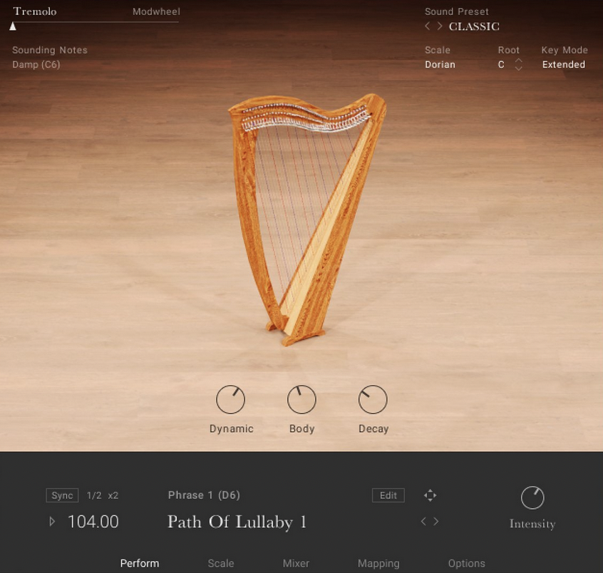 Irish Harp - Native Instruments Irish Harp - Audiofanzine