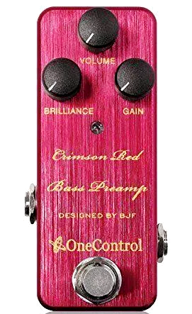 Crimson Red Bass Preamp - One Control Crimson Red Bass Preamp