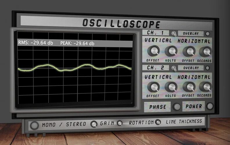 Oscilloscope OSC Audio Oscilloscope Audiofanzine