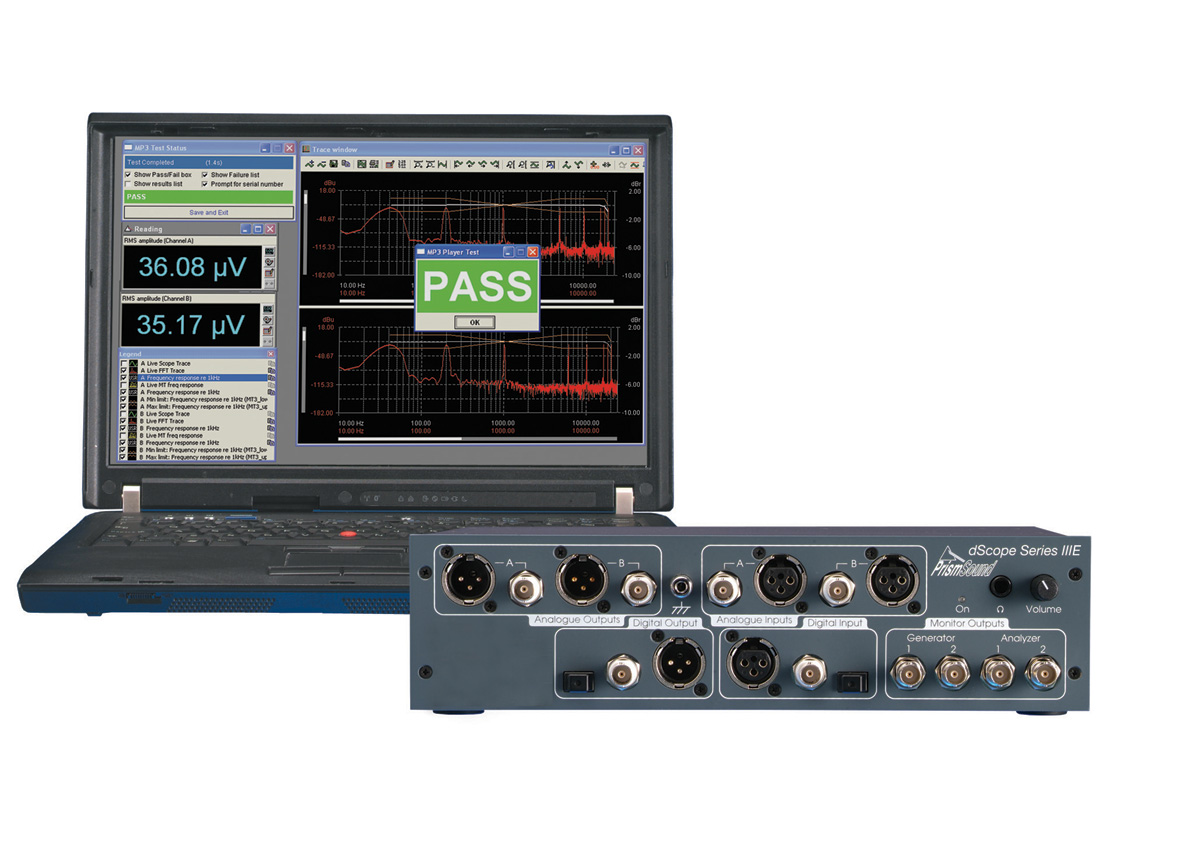 dScope Series IIIE Prism Sound dScope Series IIIE Audiofanzine