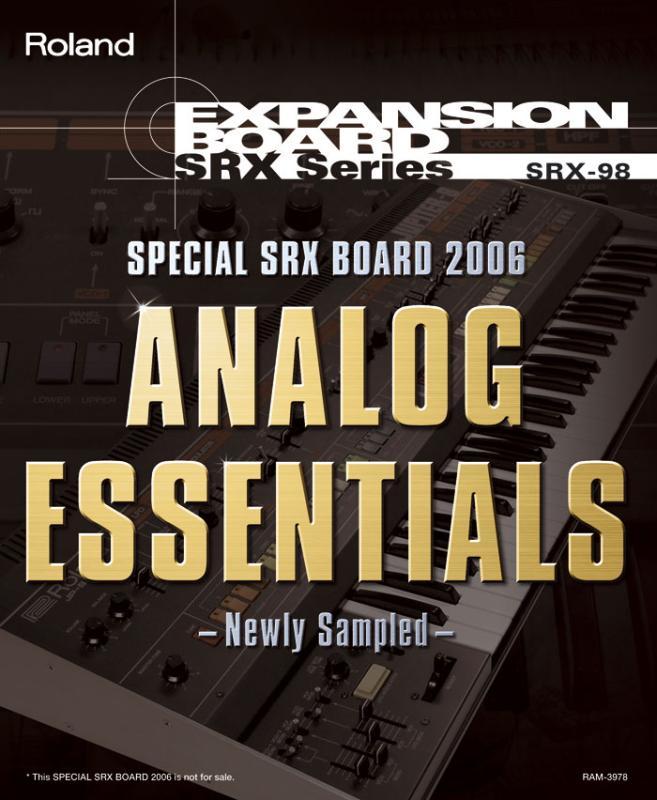 wing Saga brush SRX-98 Analog Essentials - Roland SRX-98 Analog Essentials - Audiofanzine