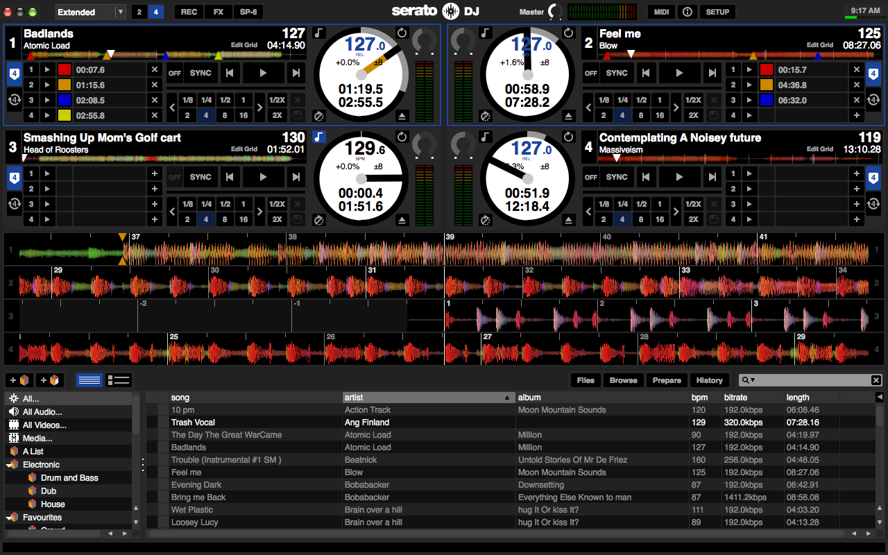 clearing history in serato dj 1.9.2