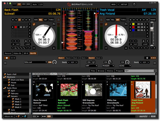Serato Scratch Live Is Automatically Scanning