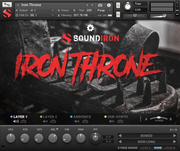 Soundiron Questionably Iron Throne - Soundiron Iron Throne - Audiofanzine