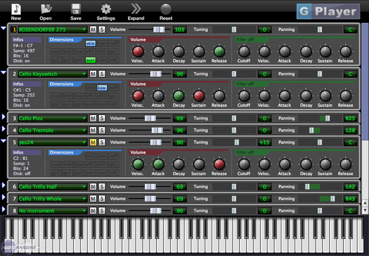 GPlayer Soundlib GPlayer Audiofanzine