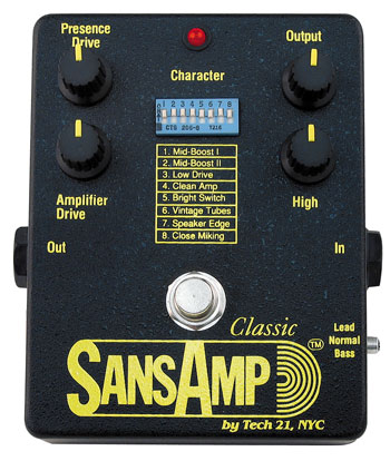 SansAmp Classic - Tech 21 SansAmp Classic - Audiofanzine