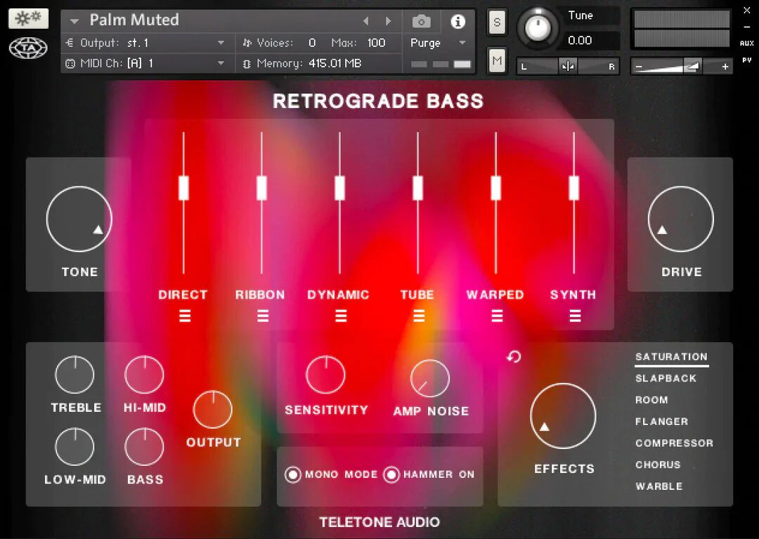 Retrograde Bass Teletone Audio Retrograde Bass Audiofanzine 7579