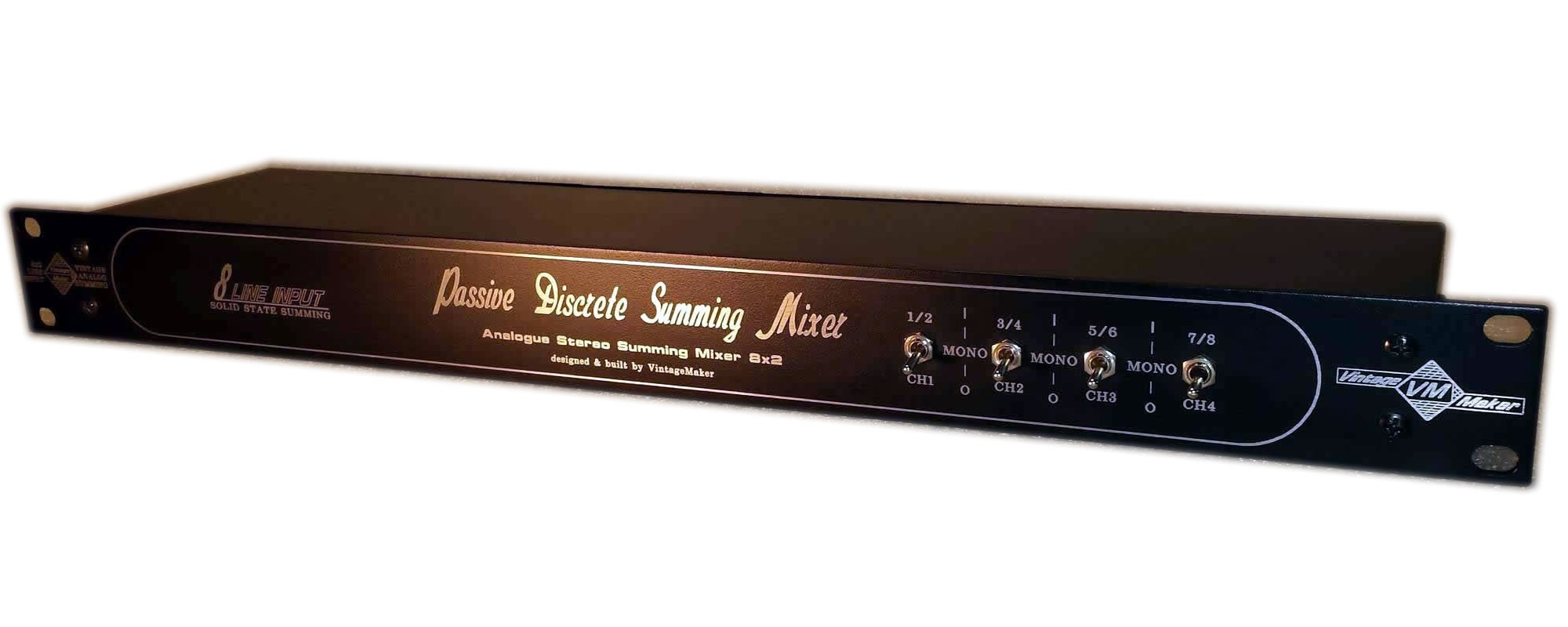 1U Passive Summing Mixer 8x2 DSUB/TRS 4xSTM VintageMaker Audiofanzine