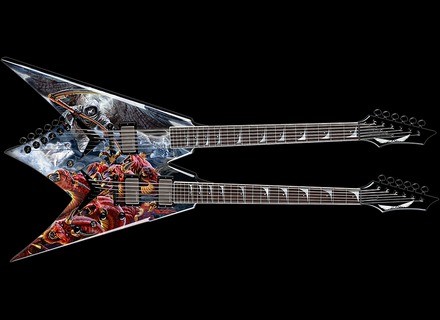 Argus Dean Guitars Dave Mustaine VMNT Double Neck Diadem - Audiofanzine