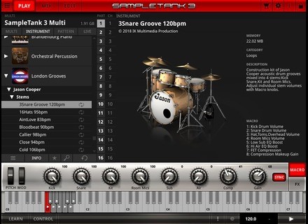 ik multimedia sampletank instrument packs