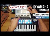 Circuit bent Yamaha MU15 + Novation Launchkey mini MK3