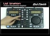 DJ-Tech U2 STATION Mixing Dual deck Usb Hard Drive Player with Effects and Scratch