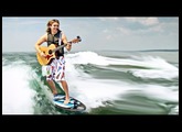Guy Surfing, Singing and Playing Guitar at the same time! [Official Video]
