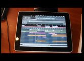 FL Studio running on PC controlled by iPad using iTeleport ...