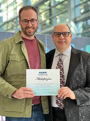 Award du NAMM pour les 25 ans d’Audiofanzine