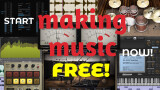 Over 150 free software tools to make music