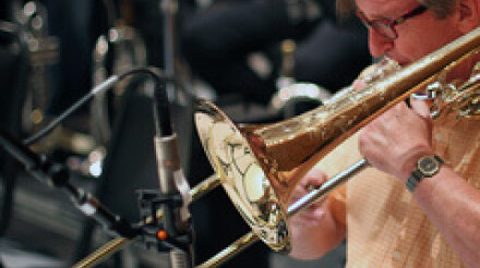 Recording a trombone