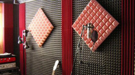 Acoustic treatment for a home studio