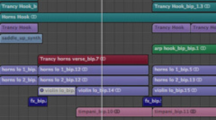 Handling intro-verse-chorus transitions with automation