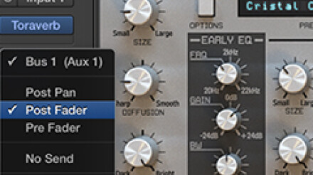 Reverb: Pre- or Post-Fader?