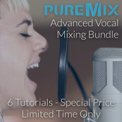 Special offer on vocal mix tutorials at pureMix